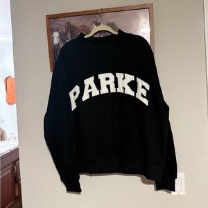 PARKE black Varsity Mockneck L/XL
